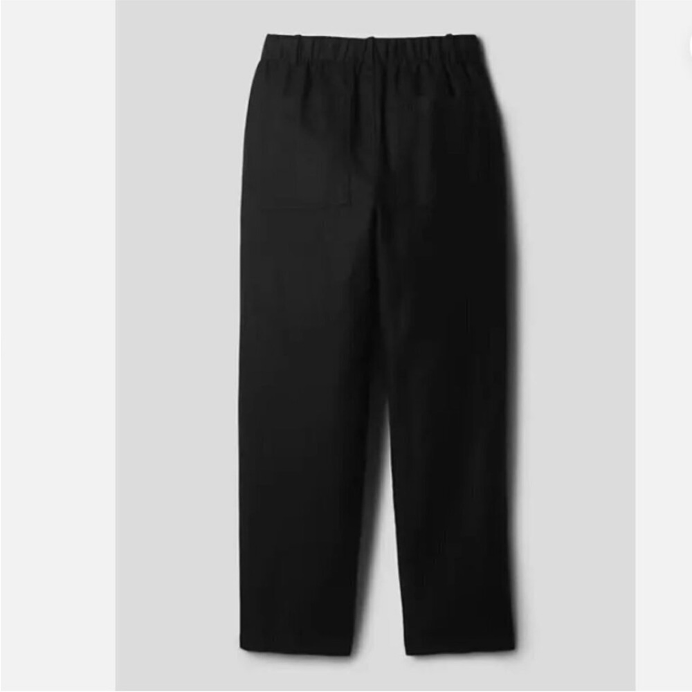 NWT! Gap Black High Rise Linen-Cotton Pull-On Pants - Multiple🩷 - Picture 7 of 14